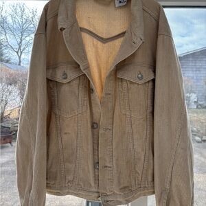 Princess Polly Cream Corduroy Overshirt